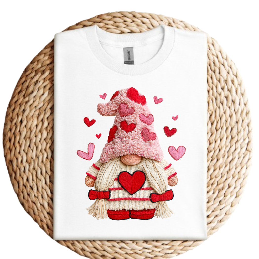 Love Gnome Valentines Day Tee